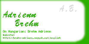 adrienn brehm business card